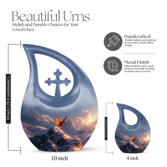 Purple Meadow Urns For Ashes - Cremation Urns For Women