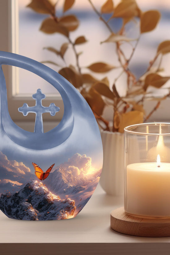 Purple Meadow Urns For Ashes - Cremation Urns For Women