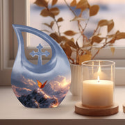 Purple Meadow Urns For Ashes - Cremation Urns For Women