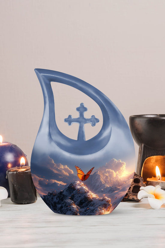 Purple Meadow Urns For Ashes - Cremation Urns For Women