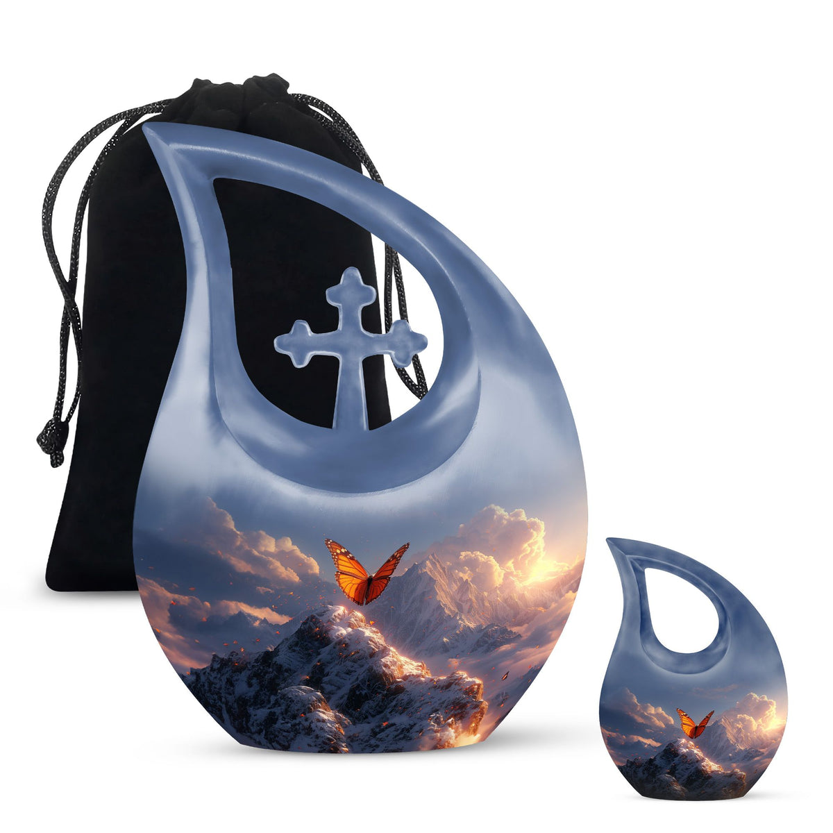 Purple Meadow Urns For Ashes - Cremation Urns For Women