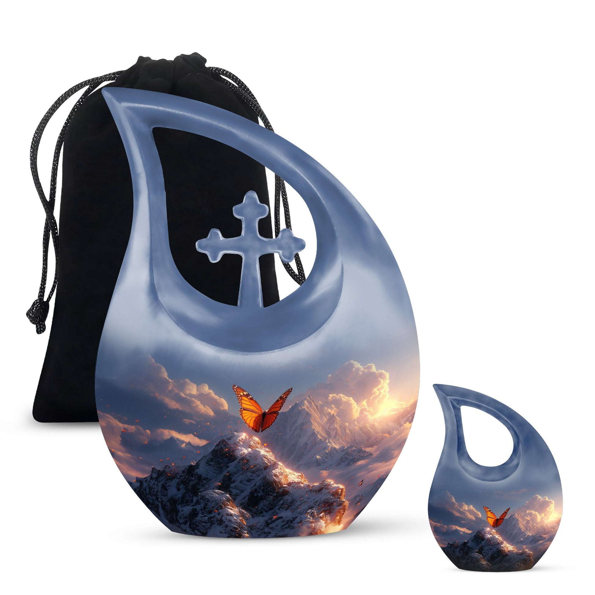Purple Meadow Urns For Ashes - Cremation Urns For Women