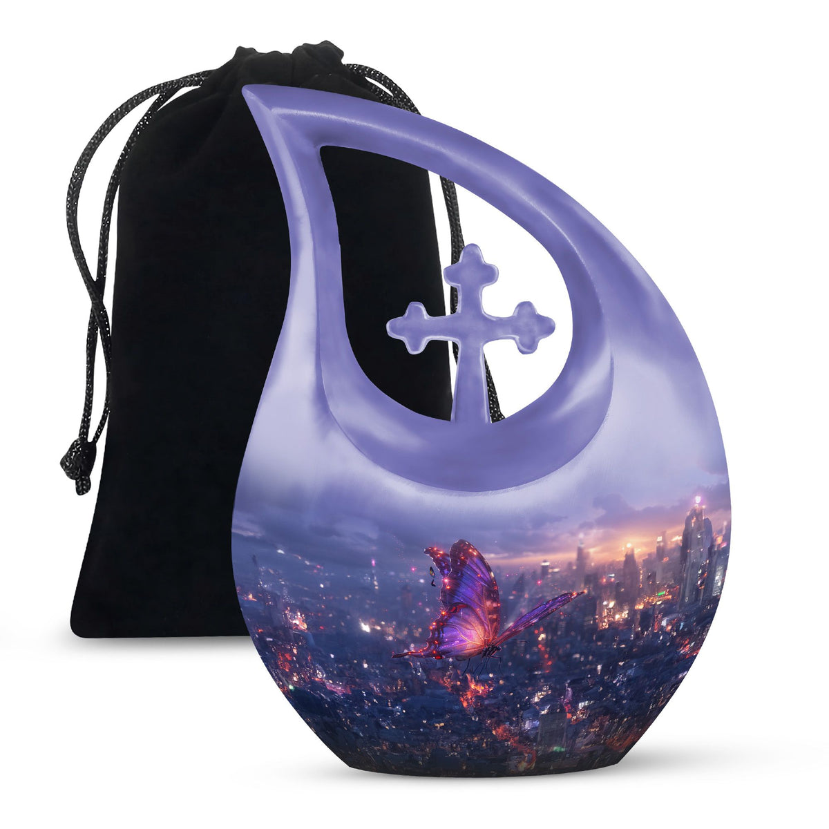 Purple Meadow Urns For Ashes - Urn For Ashes For Women Small