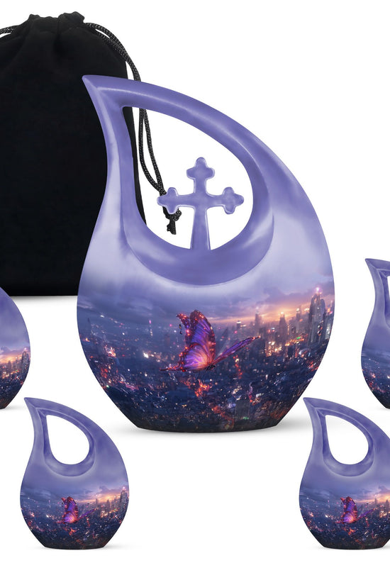 Purple Meadow Urns For Ashes - Urn For Ashes For Women Small