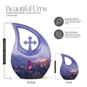 Purple Meadow Urns For Ashes - Urn For Ashes For Women Small
