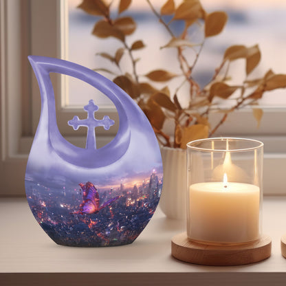 Purple Meadow Urns For Ashes - Urn For Ashes For Women Small
