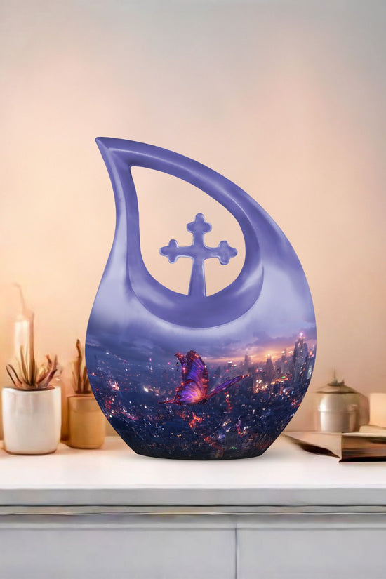 Purple Meadow Urns For Ashes - Urn For Ashes For Women Small
