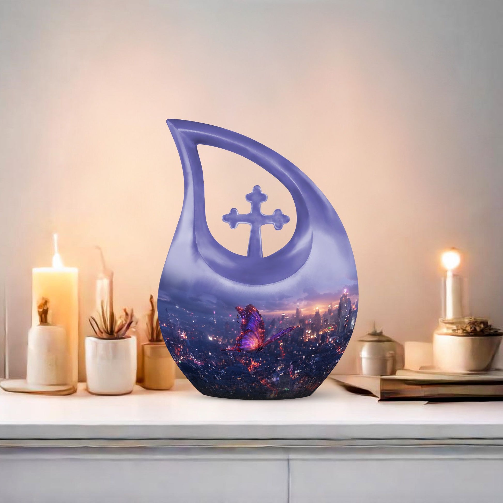 Purple Meadow Urns For Ashes - Urn For Ashes For Women Small