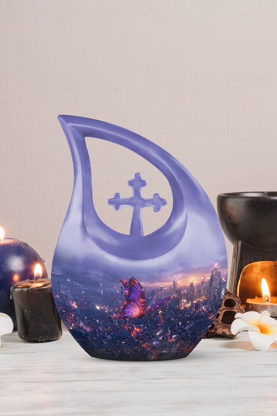 Purple Meadow Urns For Ashes - Urn For Ashes For Women Small