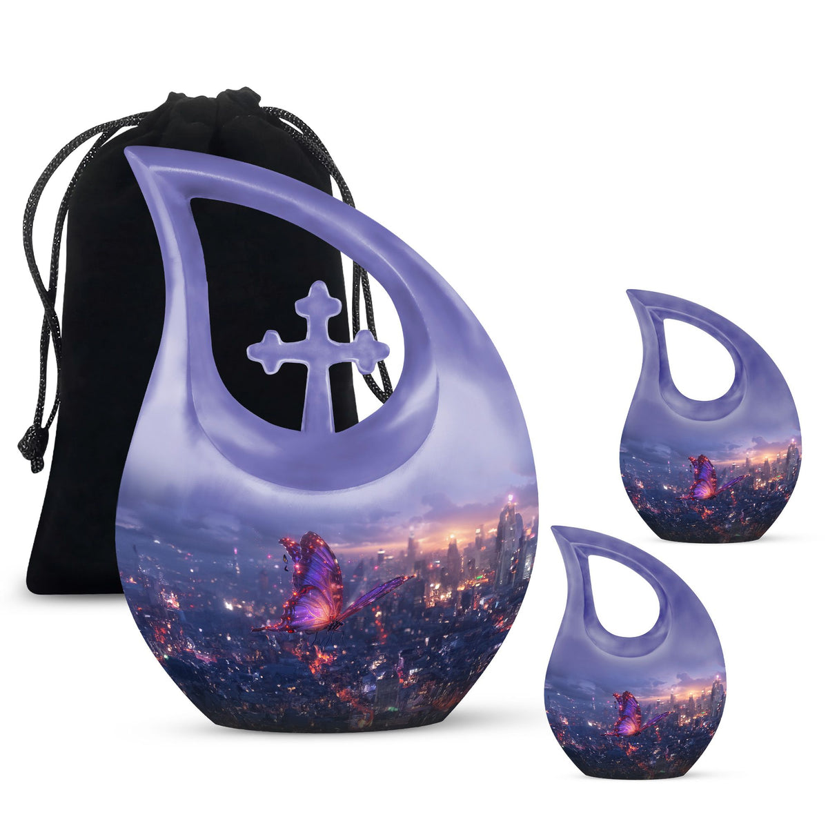 Purple Meadow Urns For Ashes - Urn For Ashes For Women Small
