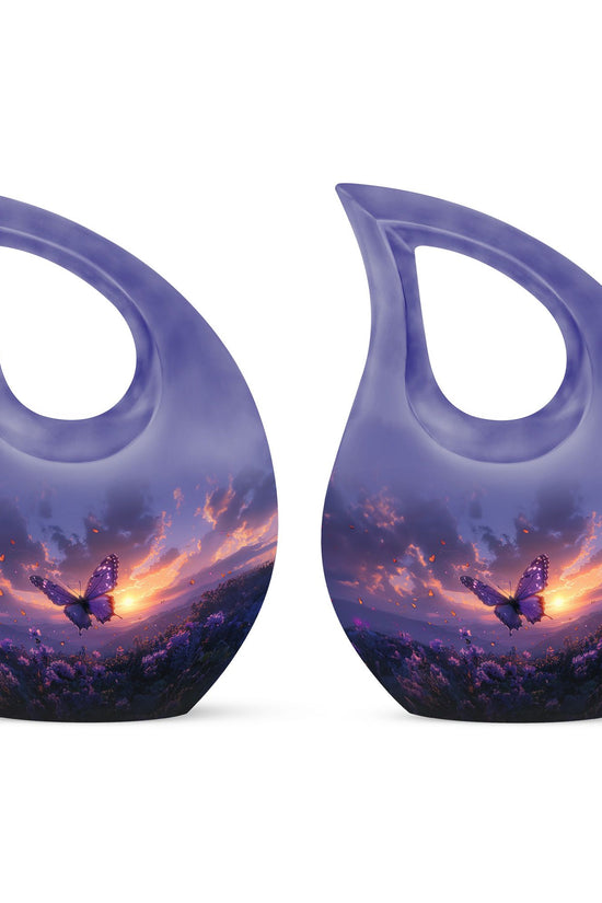 Purple Meadow Urns For Ashes - Cremation Urns For Men