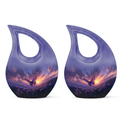 Purple Meadow Urns For Ashes - Cremation Urns For Men