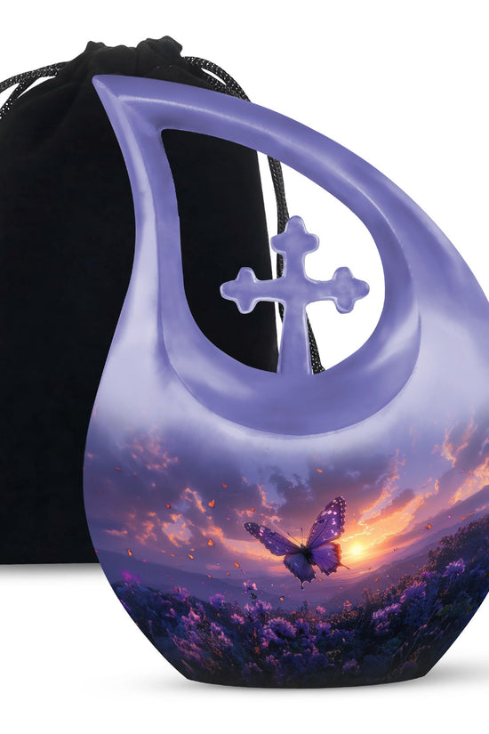 Purple Meadow Urns For Ashes - Cremation Urns For Men