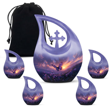 Large Urn With 4 Keepsake
