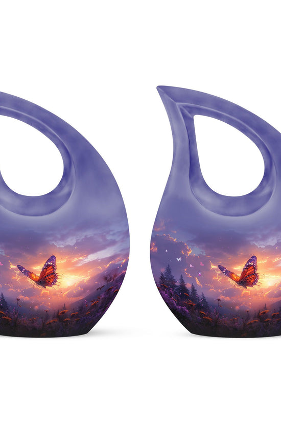 Purple Meadow Urns For Ashes - Adult Urns For Human Ashes Men