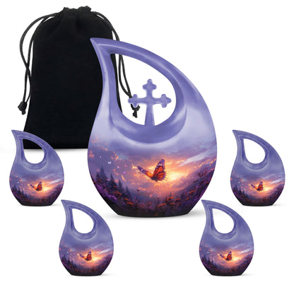 Purple Meadow Urns For Ashes - Adult Urns For Human Ashes Men