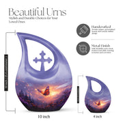 Purple Meadow Urns For Ashes - Adult Urns For Human Ashes Men
