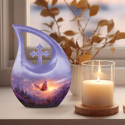 Purple Meadow Urns For Ashes - Adult Urns For Human Ashes Men
