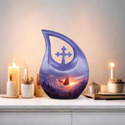 Purple Meadow Urns For Ashes - Adult Urns For Human Ashes Men