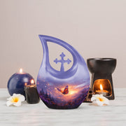 Purple Meadow Urns For Ashes - Adult Urns For Human Ashes Men