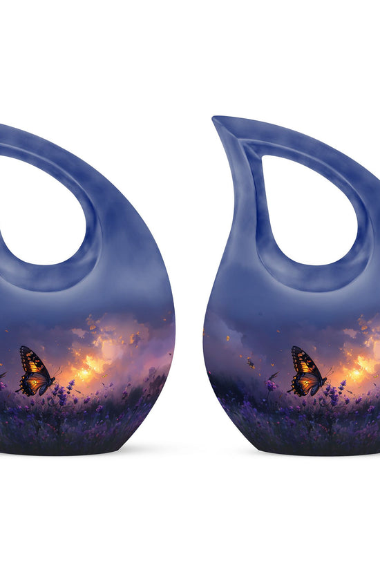 Purple Meadow Urns For Ashes - Funeral Urns For Adult Ashes Men