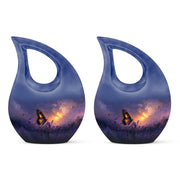 Purple Meadow Urns For Ashes - Funeral Urns For Adult Ashes Men
