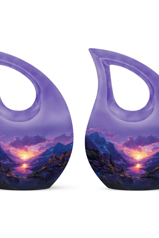 Purple Meadow Urns For Ashes - Adult Urns For Human Ashes Women