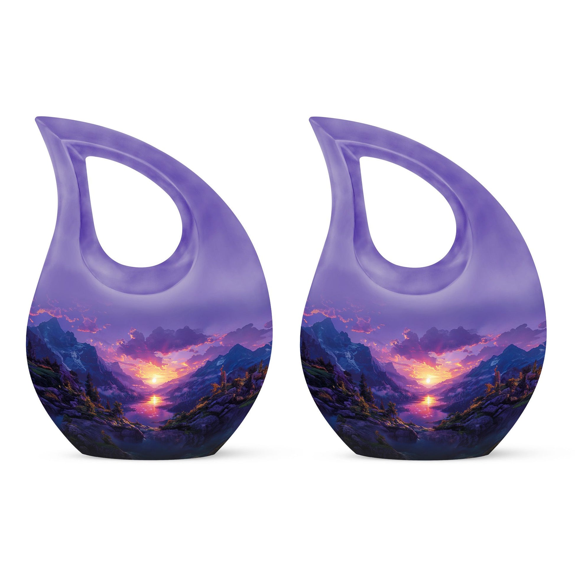 Purple Meadow Urns For Ashes - Adult Urns For Human Ashes Women