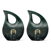 Wolf Howling Urns For Ashes - Keepsakes For Women