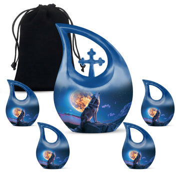 Large Urn With 4 Keepsake