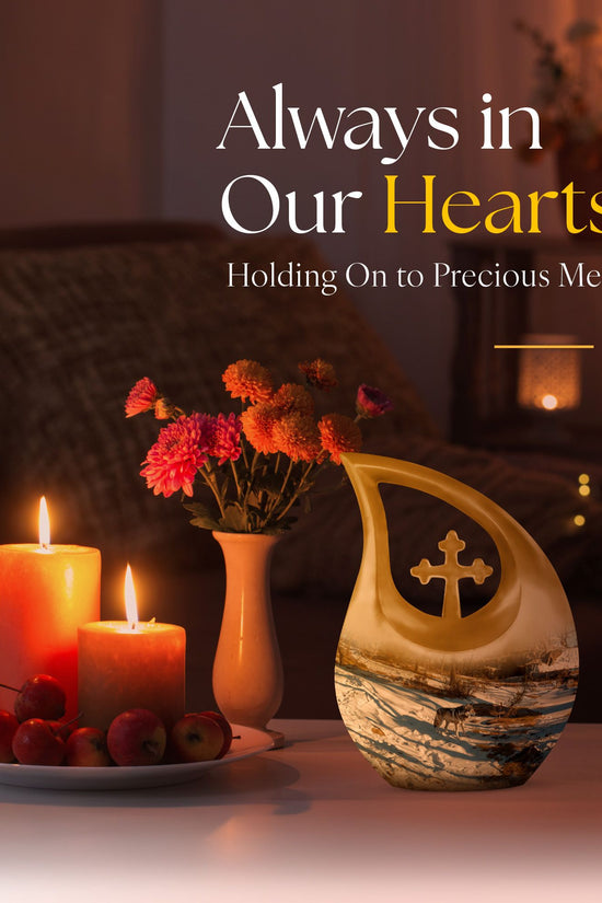 Wolf Howling Urns For Ashes - Cremation Urns For Ashes For Women