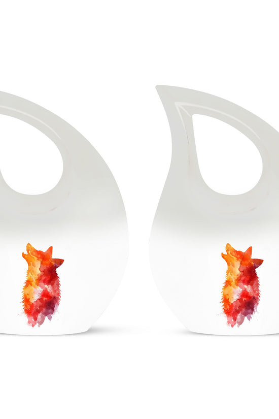 Wolf Howling Urns For Ashes - Adult Urns For Men & Women
