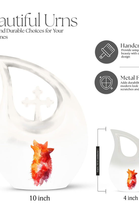 Wolf Howling Urns For Ashes - Adult Urns For Men & Women