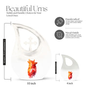 Wolf Howling Urns For Ashes - Adult Urns For Men & Women