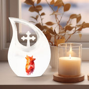 Wolf Howling Urns For Ashes - Adult Urns For Men & Women
