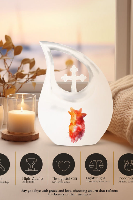 Wolf Howling Urns For Ashes - Adult Urns For Men & Women