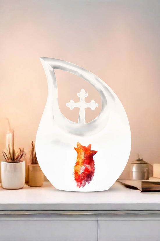 Wolf Howling Urns For Ashes - Adult Urns For Men & Women