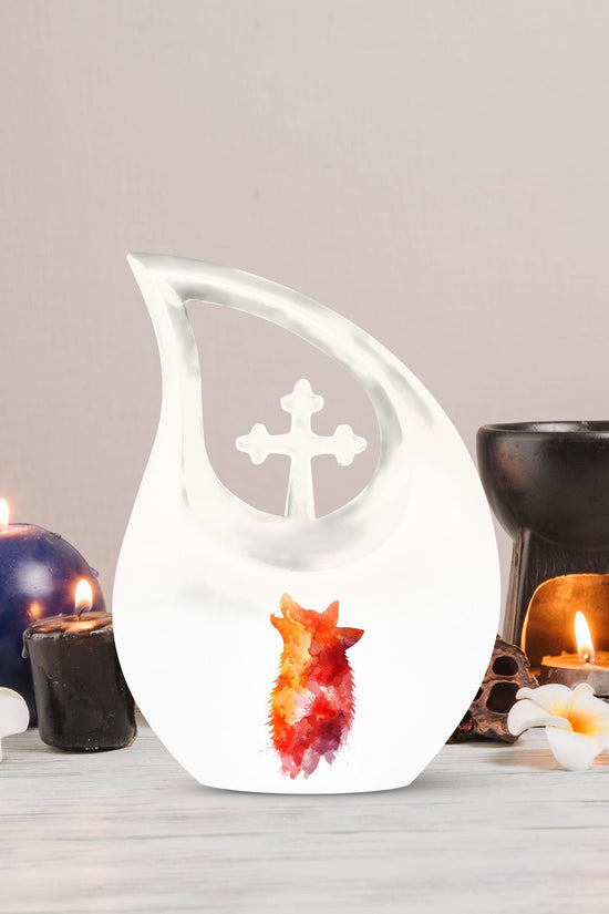 Wolf Howling Urns For Ashes - Adult Urns For Men & Women