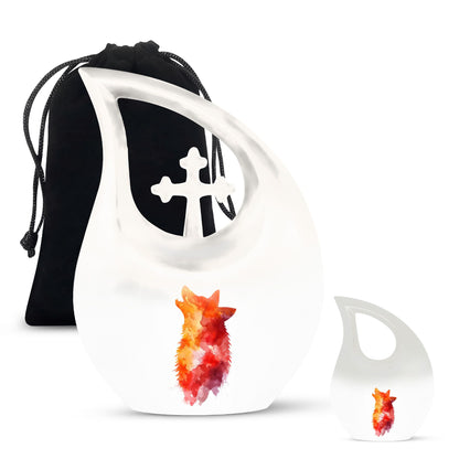 Wolf Howling Urns For Ashes - Adult Urns For Men & Women