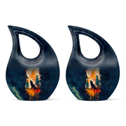 Wolf Howling Urns For Ashes - Urn For Women Ashes
