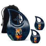 Wolf Howling Urns For Ashes - Urn For Women Ashes