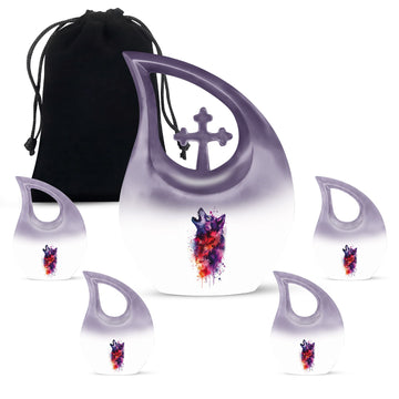 Large Urn With 4 Keepsake