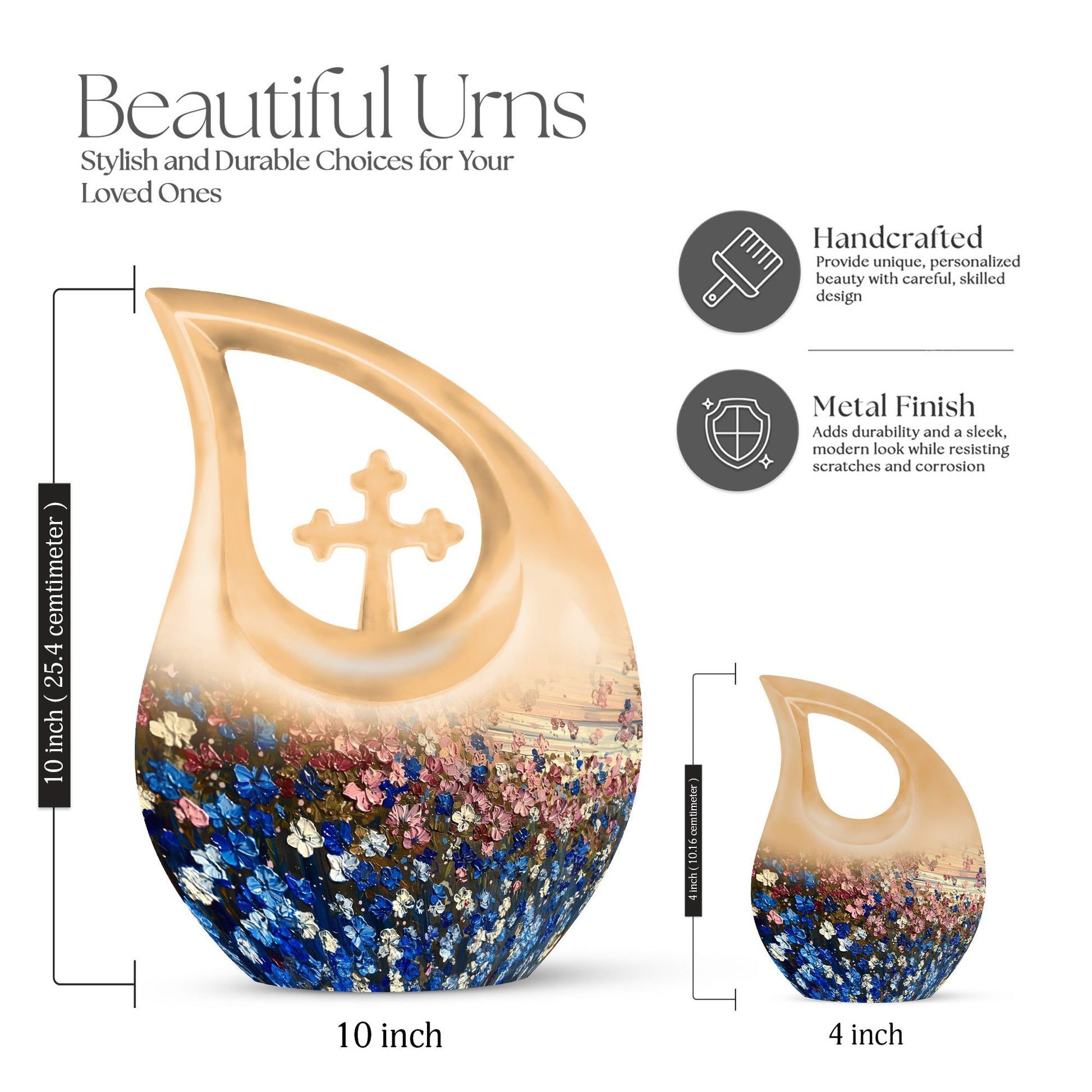 Flowers Urns For Ashes - Urns For Human Ashes Women