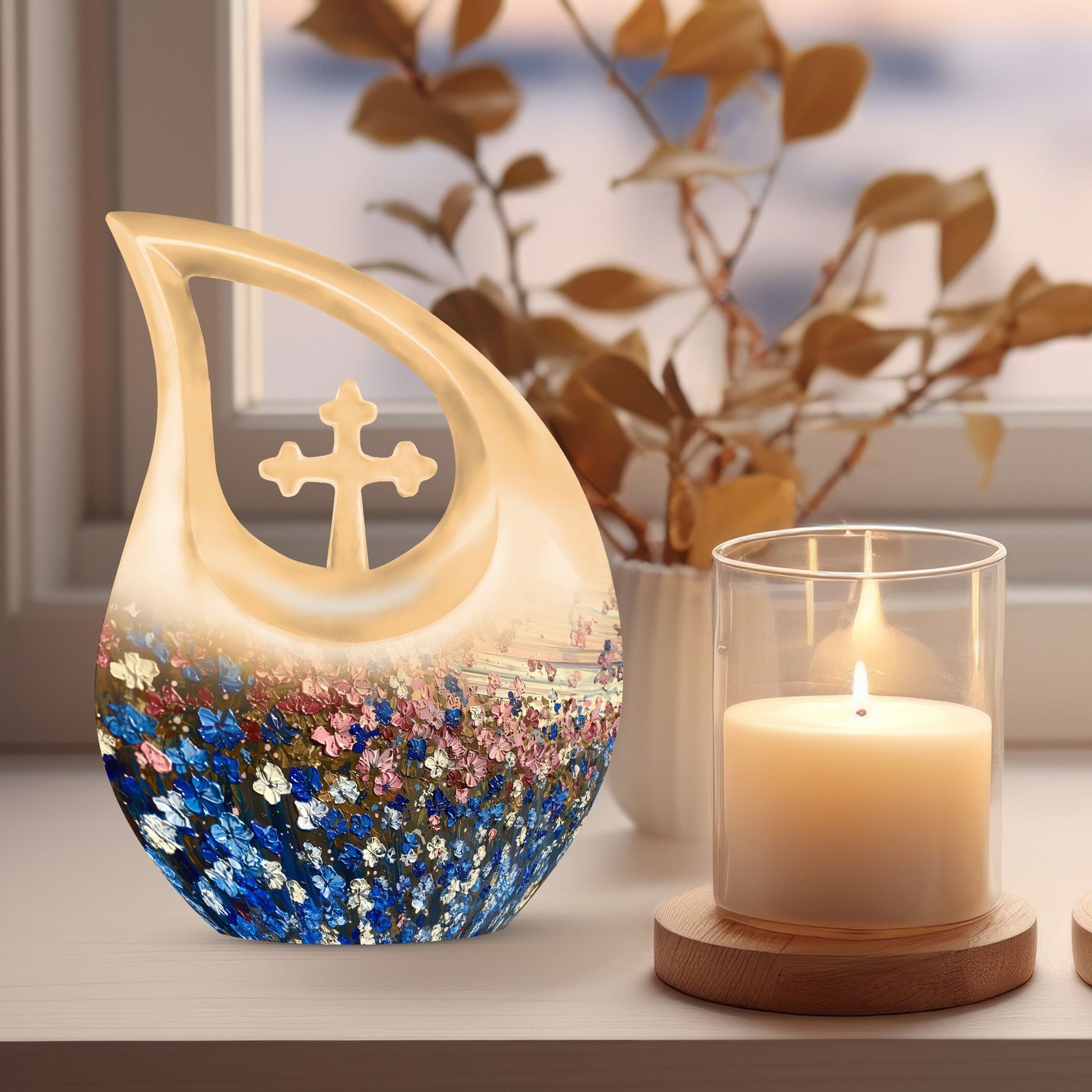 Flowers Urns For Ashes - Urns For Human Ashes Women