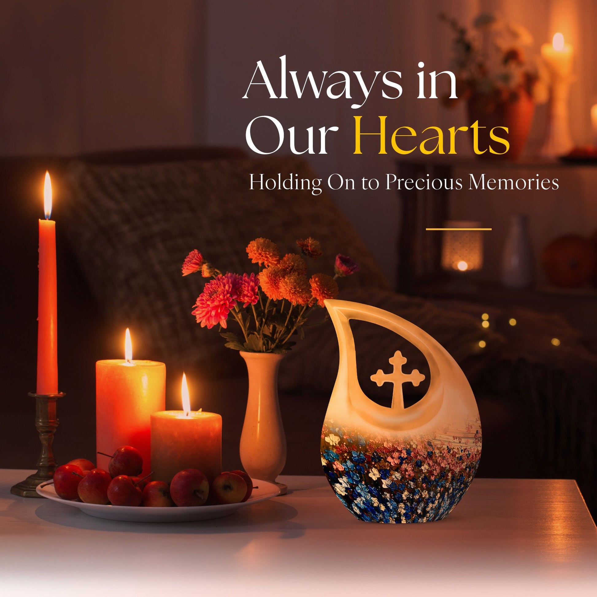 Flowers Urns For Ashes - Urns For Human Ashes Women