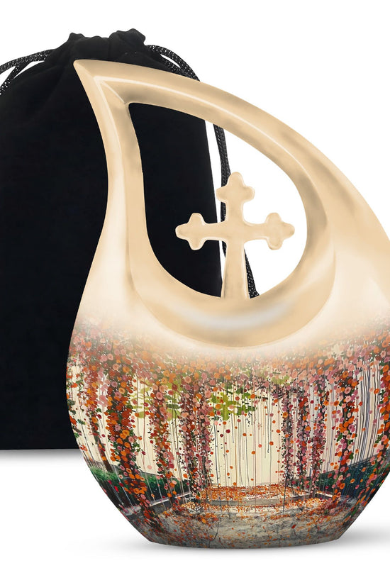 Flowers Urns For Ashes - Small Urns For Human Ashes Women Keepsake
