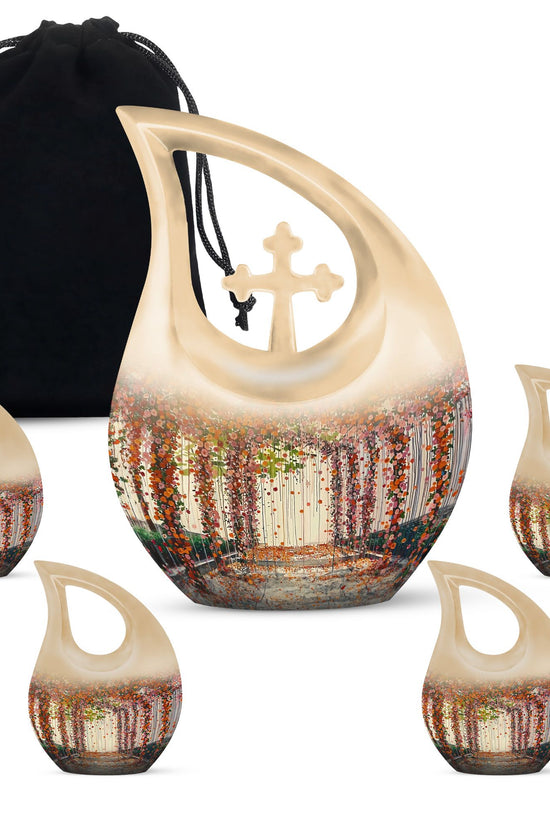 Flowers Urns For Ashes - Small Urns For Human Ashes Women Keepsake