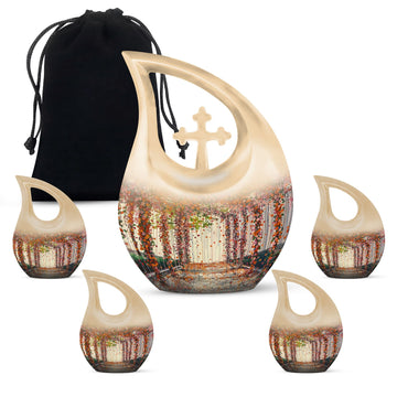 Large Urn With 4 Keepsake