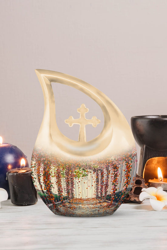 Flowers Urns For Ashes - Small Urns For Human Ashes Women Keepsake