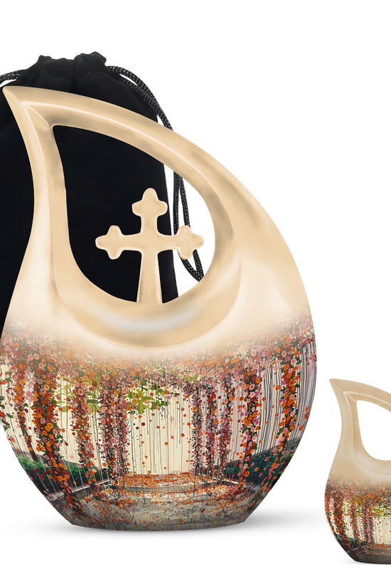 Flowers Urns For Ashes - Small Urns For Human Ashes Women Keepsake